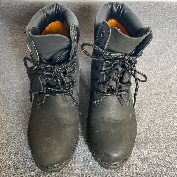 Timberland Womans Boots Ladies Sz US 7 & UK 5M Woman's Ankle Leather Lace Up - Picture 10 of 15